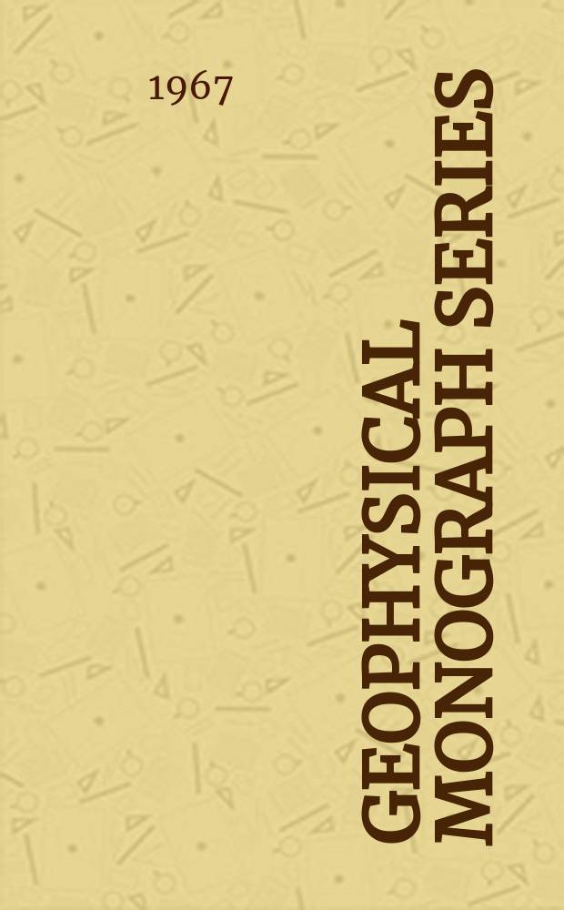 Geophysical monograph series