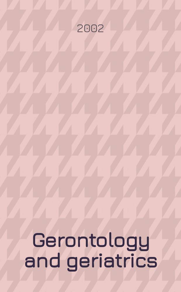 Gerontology and geriatrics : Sect. XX [of] Excerpta medica. Vol.45, №3
