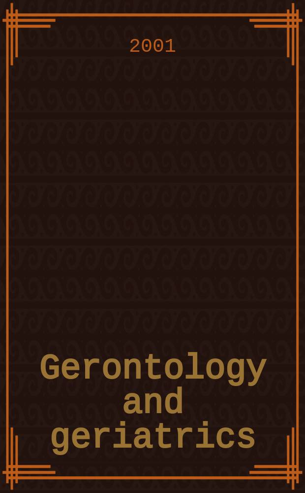 Gerontology and geriatrics : Sect. XX [of] Excerpta medica. Vol.44, №5