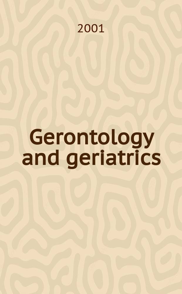 Gerontology and geriatrics : Sect. XX [of] Excerpta medica. Vol.44, №2