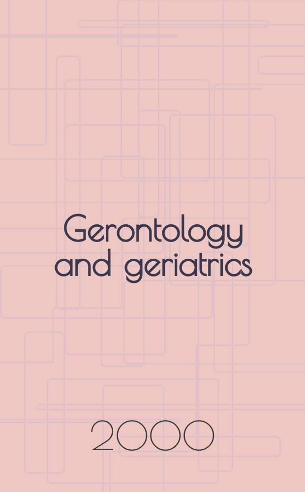 Gerontology and geriatrics : Sect. XX [of] Excerpta medica. Vol.43, №6