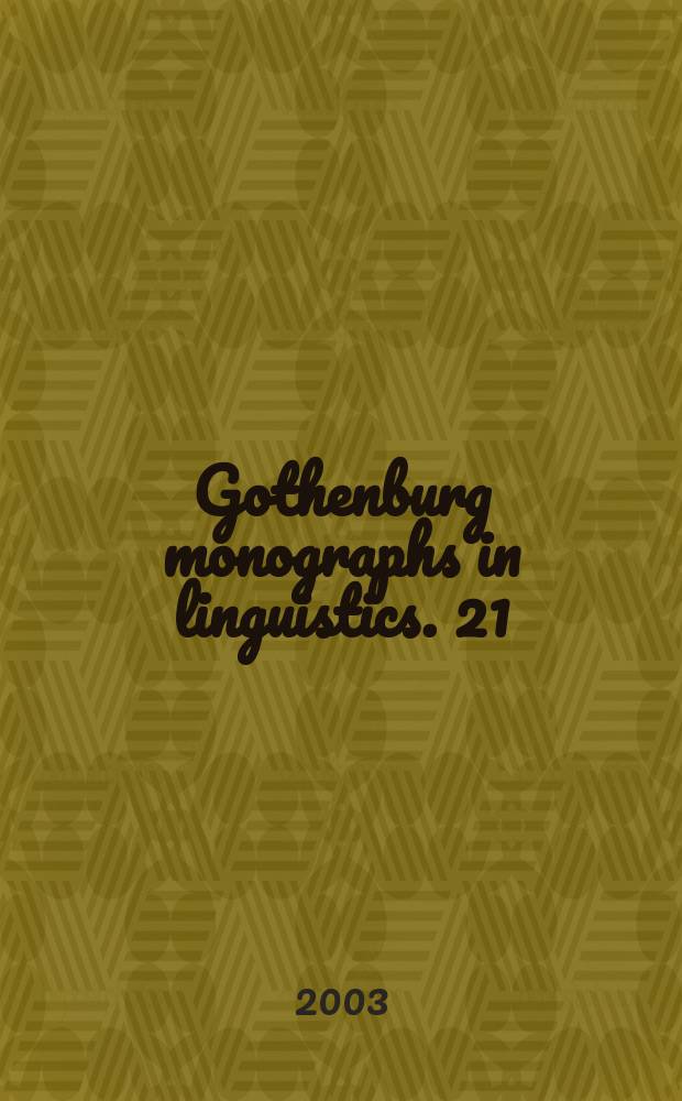 Gothenburg monographs in linguistics. 21 : Issue-based dialogue management