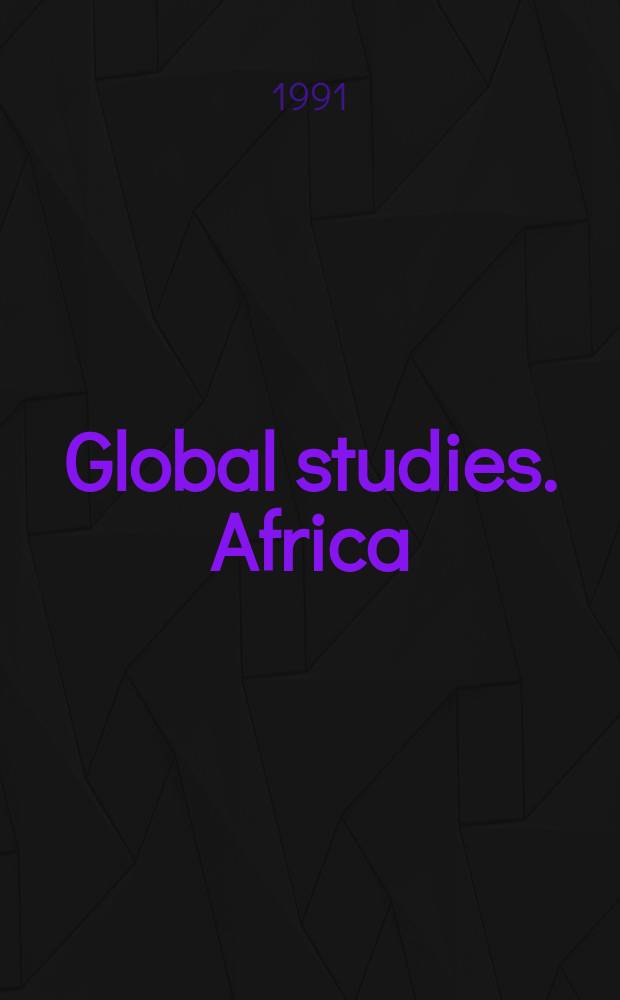Global studies. Africa