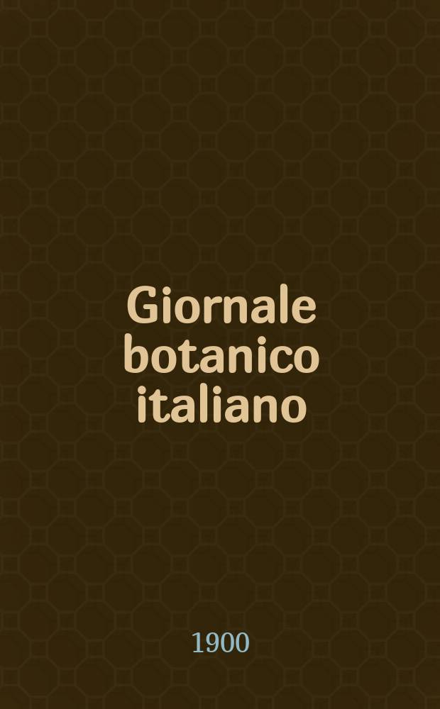 Giornale botanico italiano : Compilato per cura della sezione botanica del congressi scientifici Italiani da Filippo Parlatore. Vol.7, Fasc.4