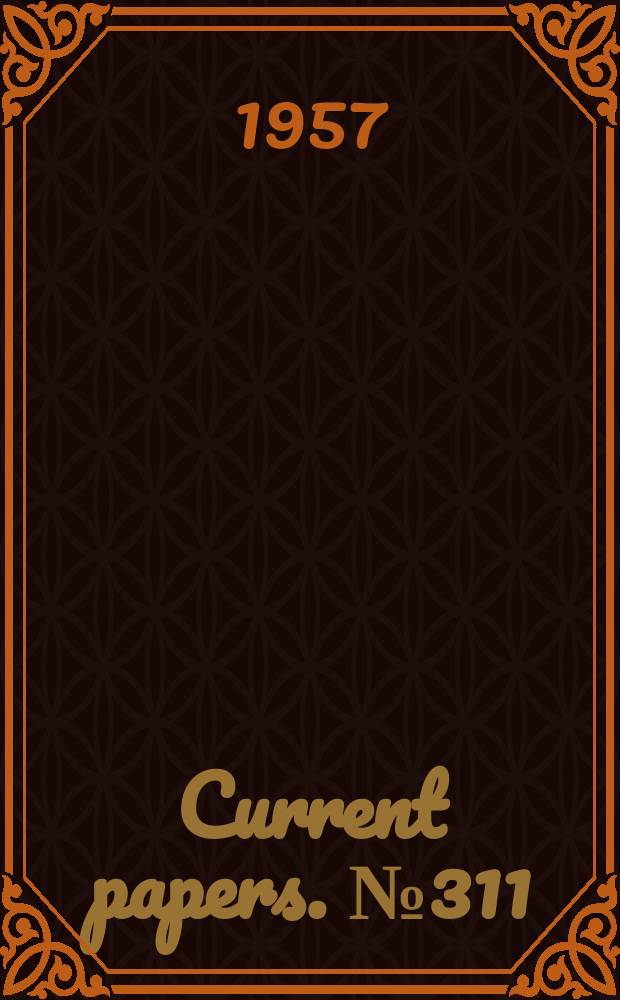 Current papers. №311 : Turbulence encountered by Viking aircraft over Europe