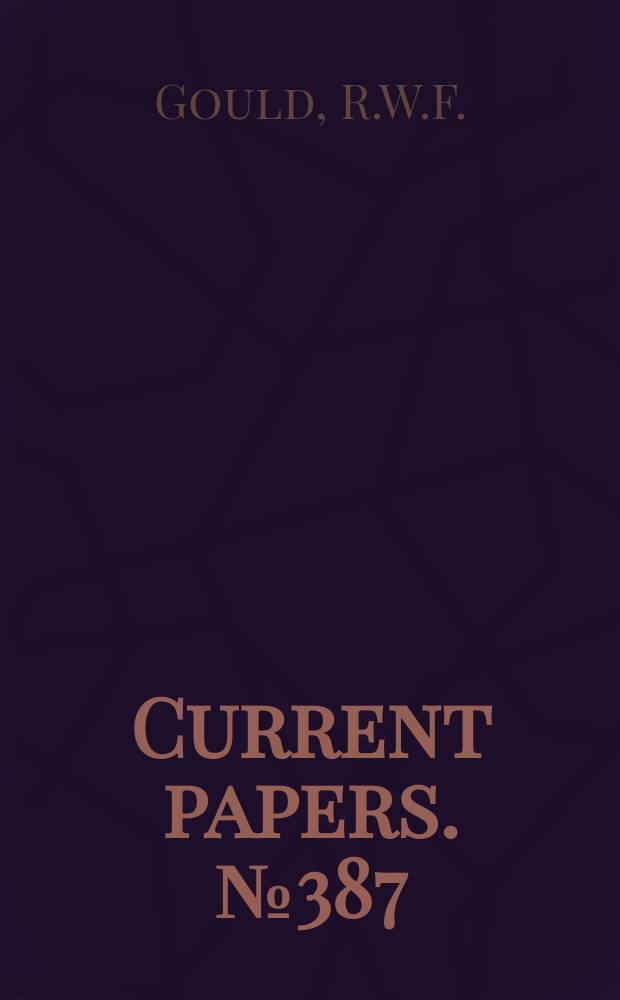 Current papers. №387 : High Reynolds number tests on a 70º i.e. sweepback delta wing and body H.P. 100 in the Compressed Air Tunnel