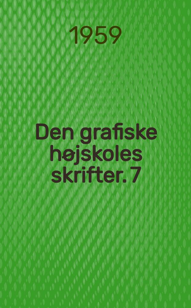 Den grafiske højskoles skrifter. 7 : La operina