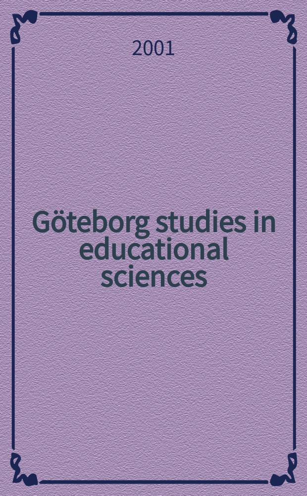 Göteborg studies in educational sciences : Omvårdnadskompetens inom ...
