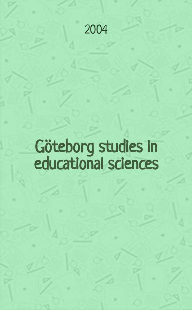 Göteborg studies in educational sciences : The making and breaking of a female ...