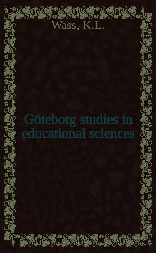 Göteborg studies in educational sciences : Vuxenutbildning i omvandling