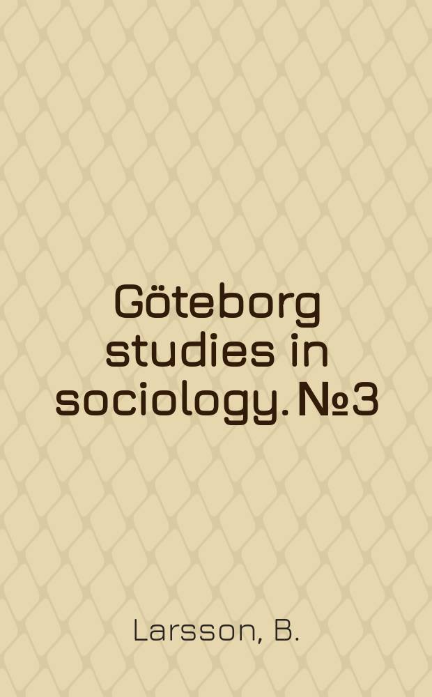 Göteborg studies in sociology. №3 : Bankkrisen, medierna och politiken