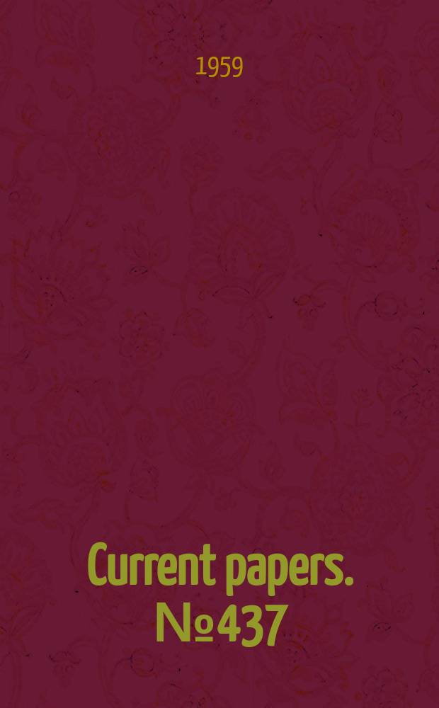 Current papers. №437 : A family of camber lines for subsonic applications