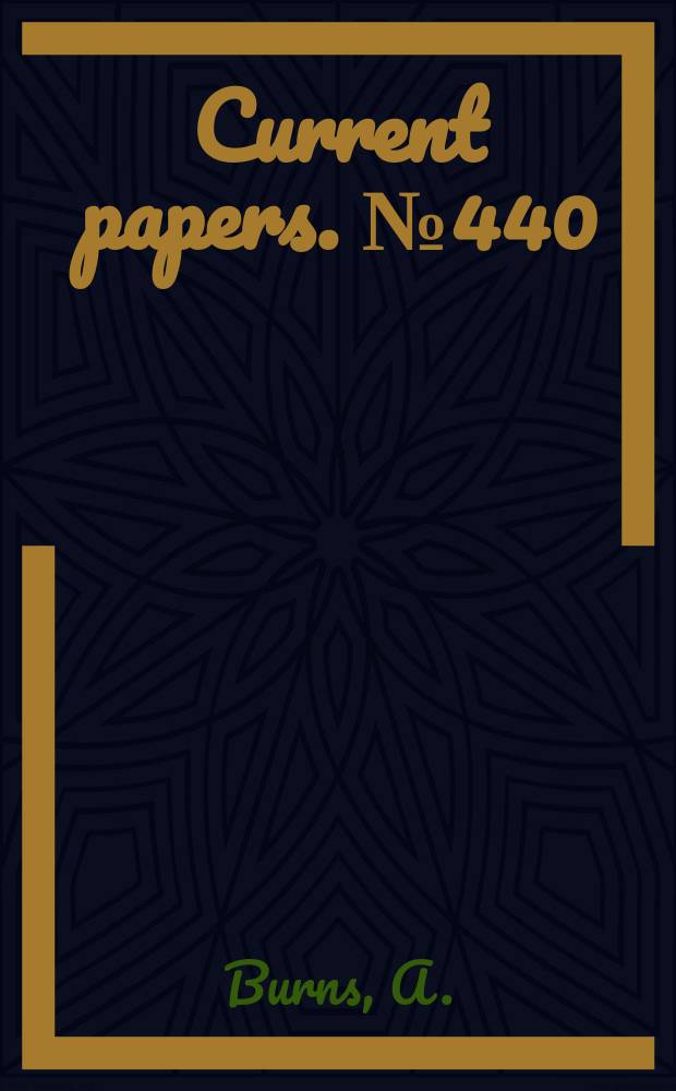 Current papers. №440 : Fatigue loadings in flight: loads in the tailplane and fin of a Jet Provost