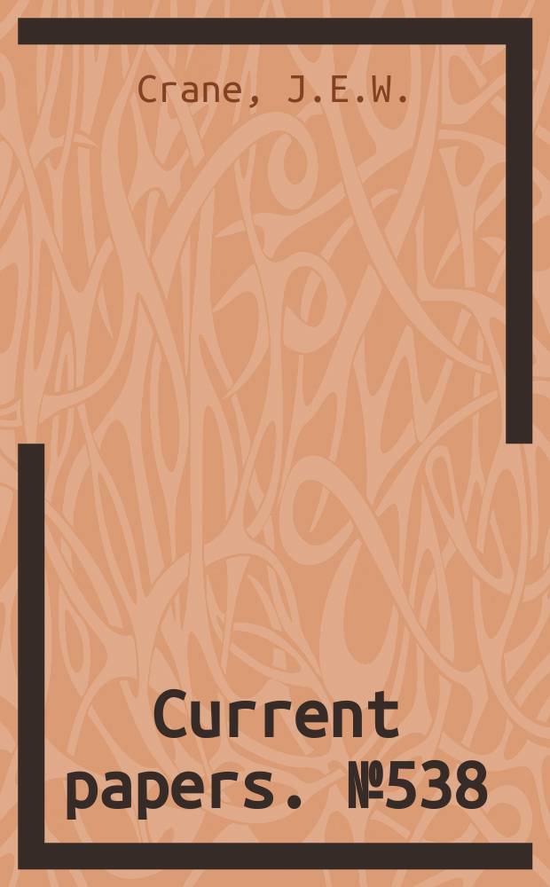 Current papers. №538 : The use of woollen felt screens as air cleaners for supersonic wind tunnels