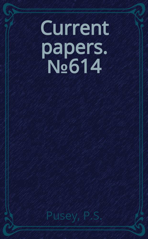 Current papers. №614 : Determination of ion density and temperature of a water stabilised arc from observations of the line profiles of the hydrogen lines H β and Hŏ