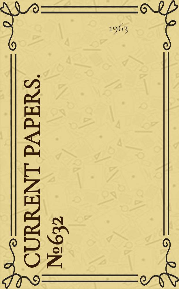Current papers. №632 : Pressure measurements on 3 cone-cylinder-flare configuration at small incidences for M&infin;=6.8