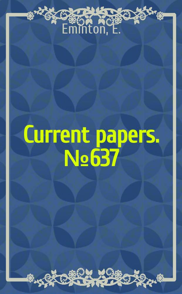 Current papers. №637 : Theoretical comparison of the flow over a flat delta wing and a rectangular pyramid