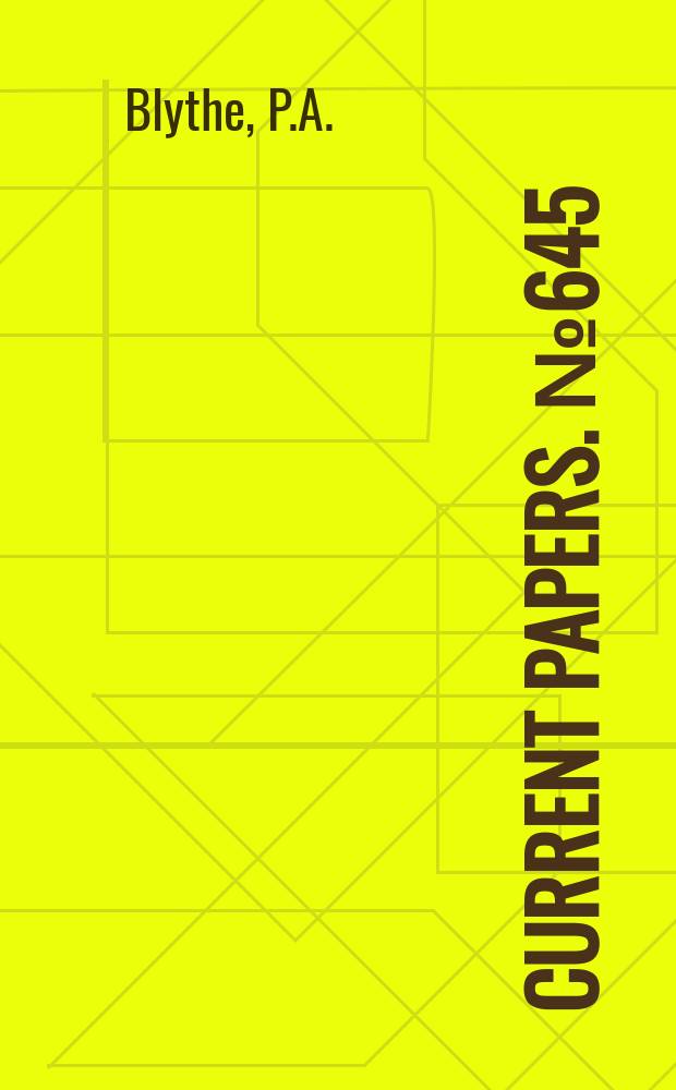 Current papers. №645 : Non-equilibrium flow of a polyatomic gas through a normal shock wave