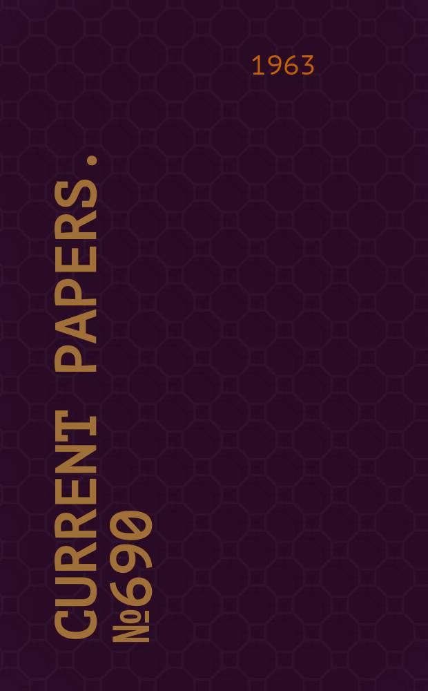 Current papers. №690 : On the effect of fan and thrust engine loading on the transition power requirements of a fran wing
