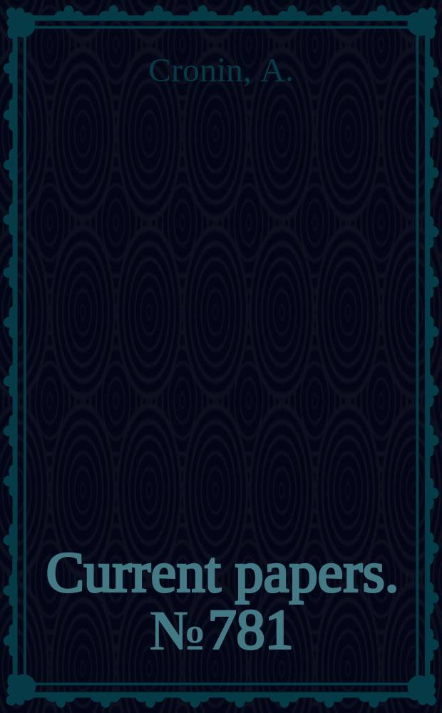 Current papers. №781 : Flight and tunnel tests to develop a thermal detector for determining the boundary layers static