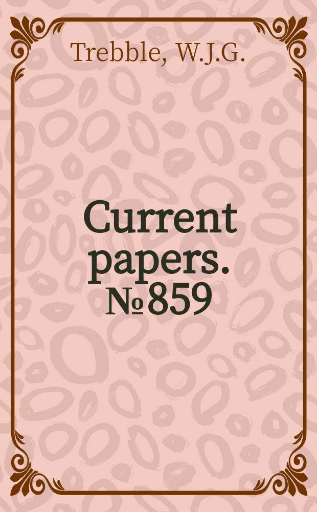 Current papers. №859 : Wind tunnel experiments on a lifting jet in a bluff body with and without wings