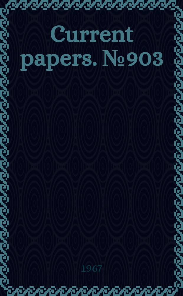 Current papers. №903 : Wind tunnel measurements of the effect of a jet on the time average and unsteady pressures on the base of a bluff afterbody