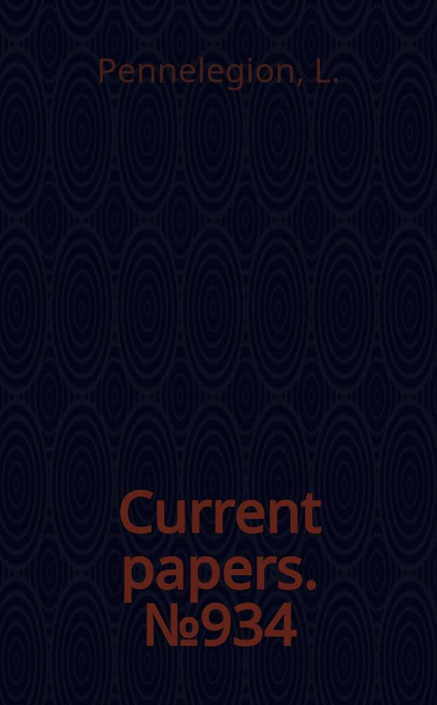 Current papers. №934 : Free-flight tests in the Npl 6-in (15-CM) shock tunnel of model HB-2 using multiple spark recording