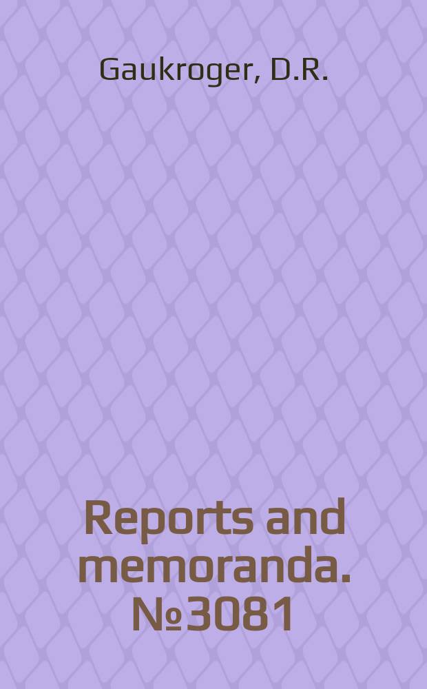 Reports and memoranda. №3081 : Wind-tunnel tests on the effect of body freedoms on the flutter of a model wing carrying a localised mass