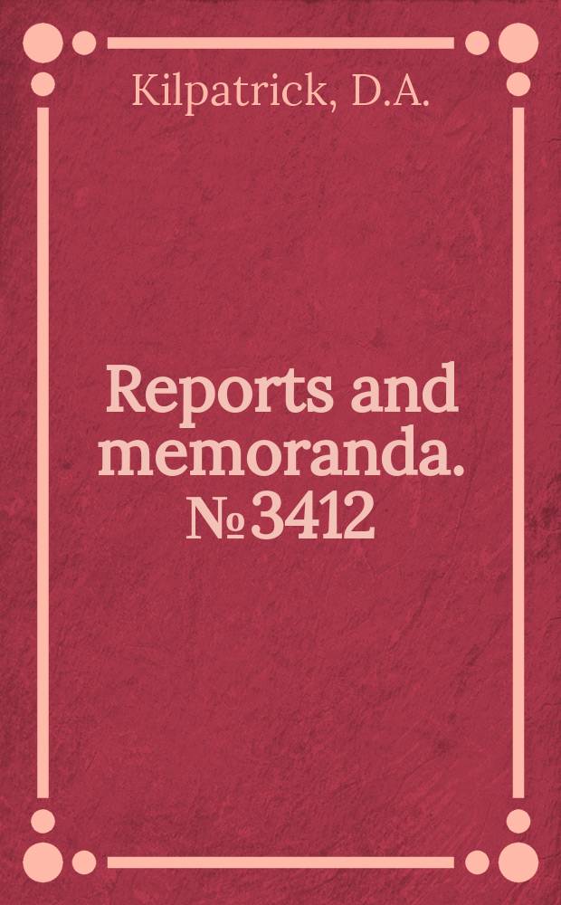 Reports and memoranda. №3412 : Transonic compressor noise the effect of inlet guide vane rotor spacing