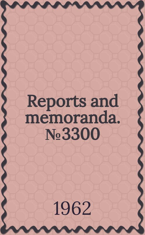 Reports and memoranda. №3300 : Heat transfer through a constant-property laminar boundary layer