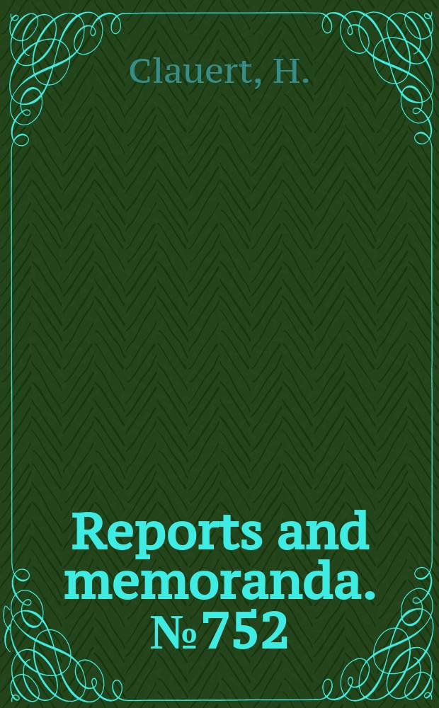 Reports and memoranda. №752 : Some applications of the vortex theory of aerofoils