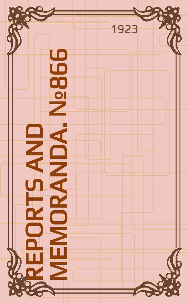 Reports and memoranda. №866 : Calculation of the rotary derivatives due to yawing for a monoplane Wing