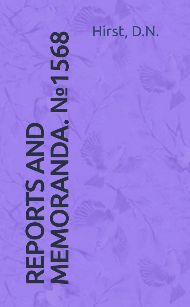 Reports and memoranda. №1568 : Calculation of critical reversal speeds of wings