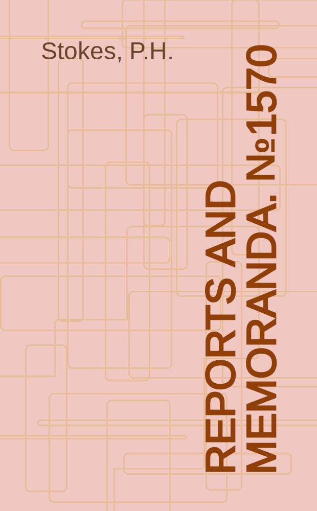 Reports and memoranda. №1570 : Comparative engine tests with petrol and butane