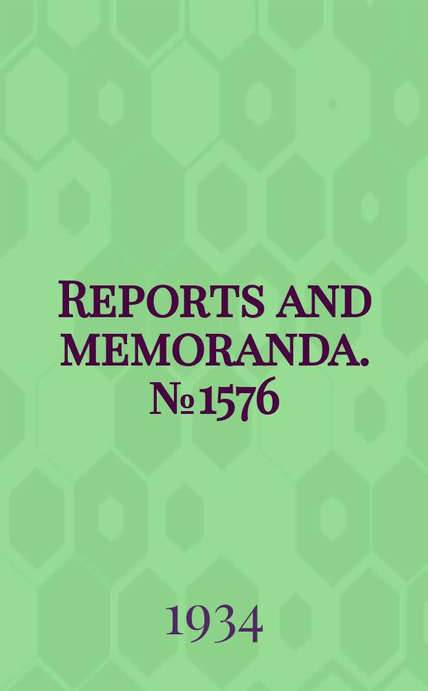 Reports and memoranda. №1576 : Spinning of Pterodactyl Mark IV