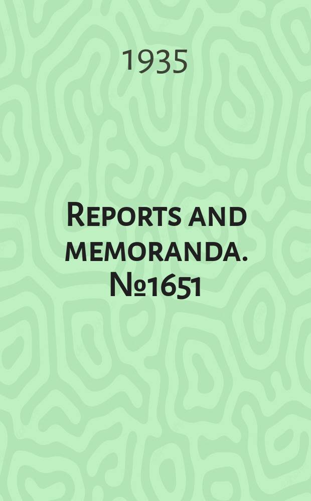 Reports and memoranda. №1651 : Comparative measurements of turbulence by three methods