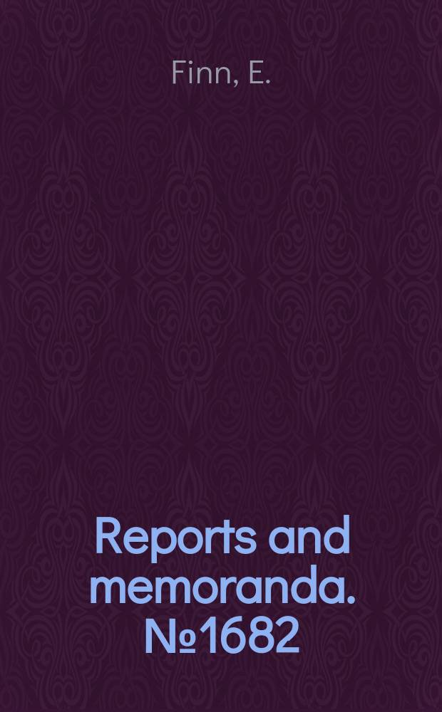 Reports and memoranda. №1682 : Effect of weight on take-off and landing