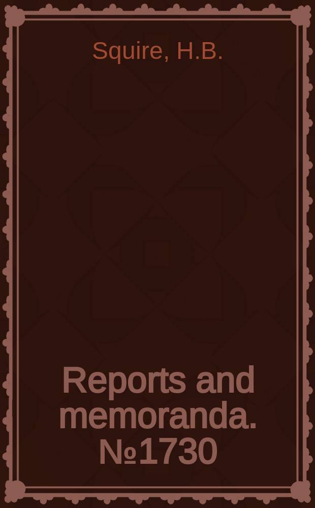 Reports and memoranda. №1730 : The flight of a helicopter