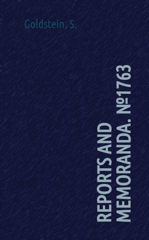 Reports and memoranda. №1763 : A note on roughness