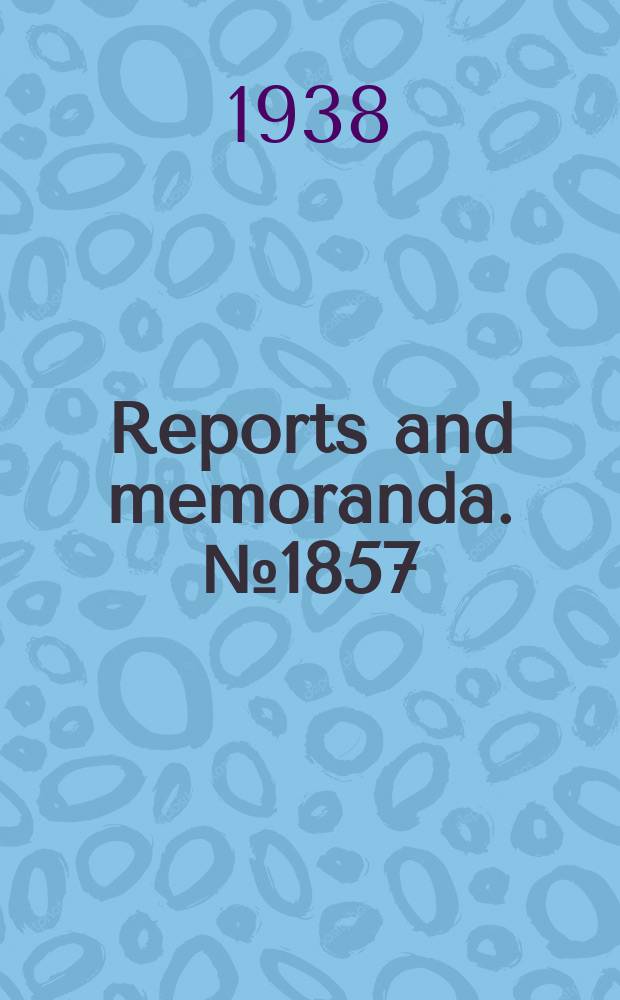 Reports and memoranda. №1857 : A possible form of high speed water channel