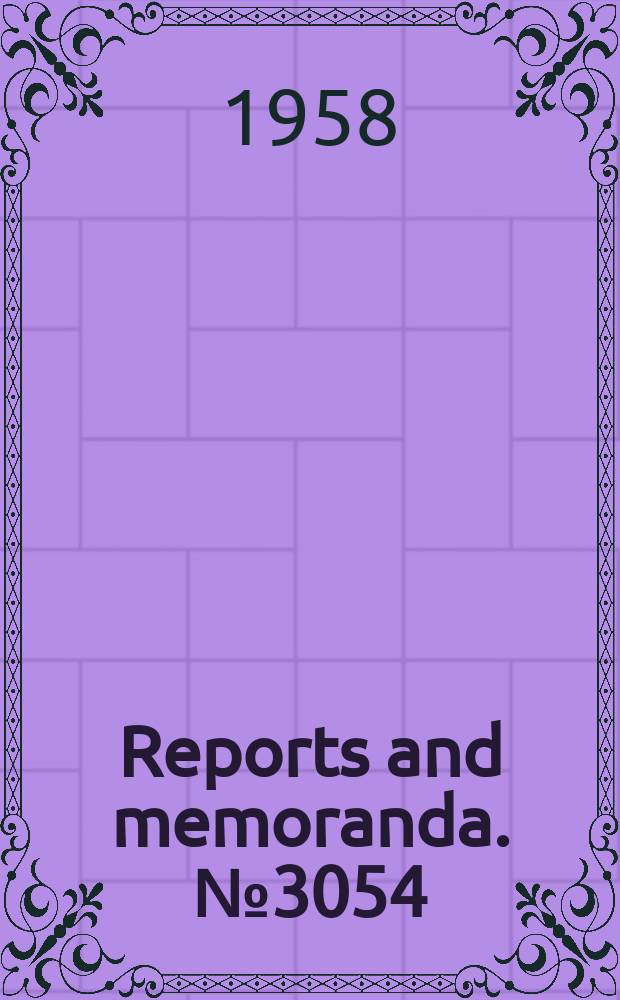 Reports and memoranda. №3054 : On flutter testing in high-speed wind tunnels