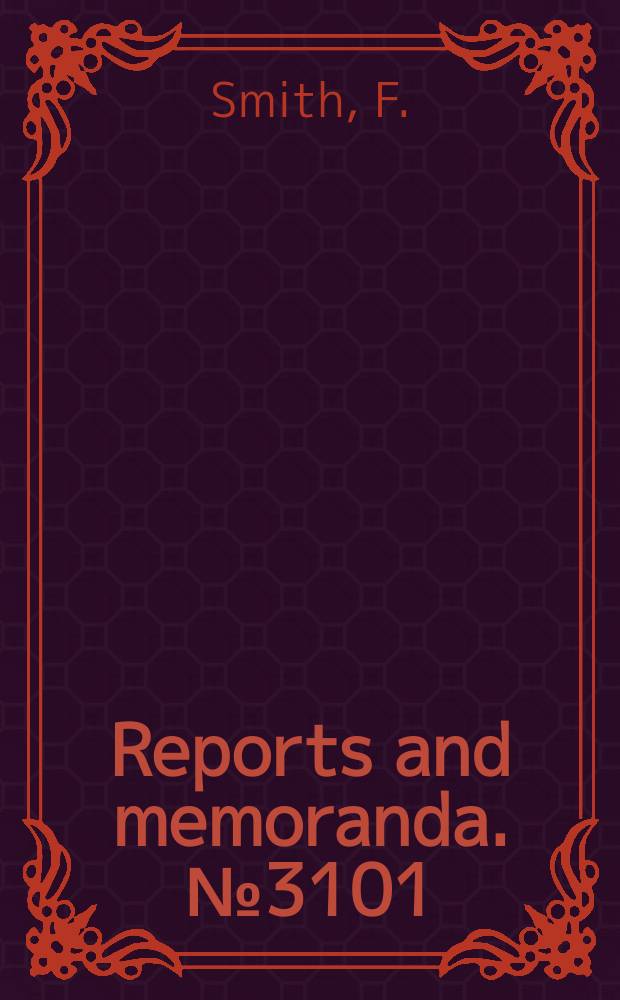 Reports and memoranda. №3101 : The R.A.F. electronic simulator for flutter investigations in six degrees of freedom or lass