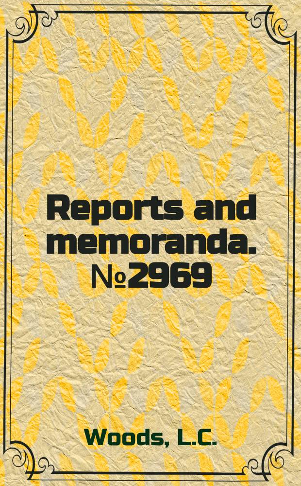 Reports and memoranda. №2969 : Theory of aerofoil spoilers