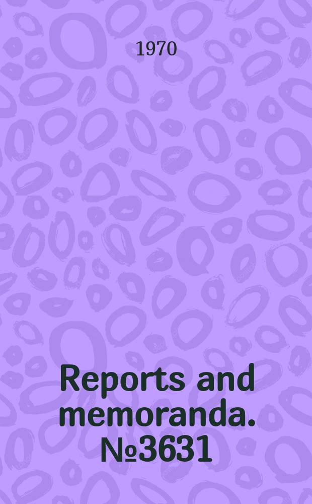 Reports and memoranda. №3631 : The time - vector method for lateral stability investigations