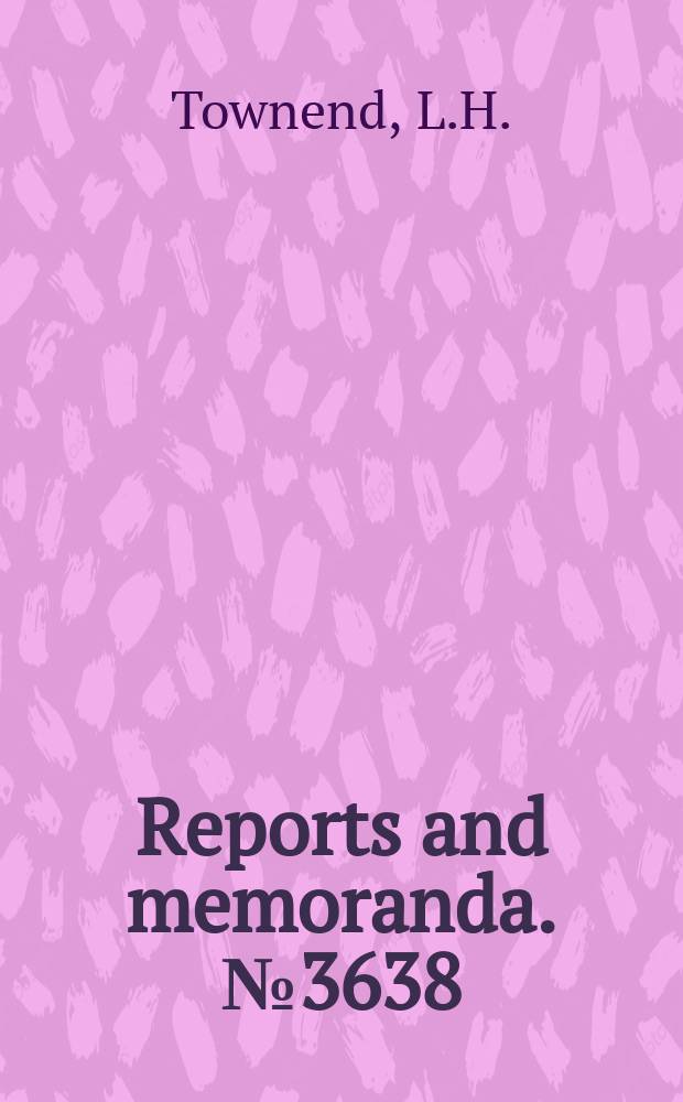 Reports and memoranda. №3638 : An analysis of oblique and normal detonation waves