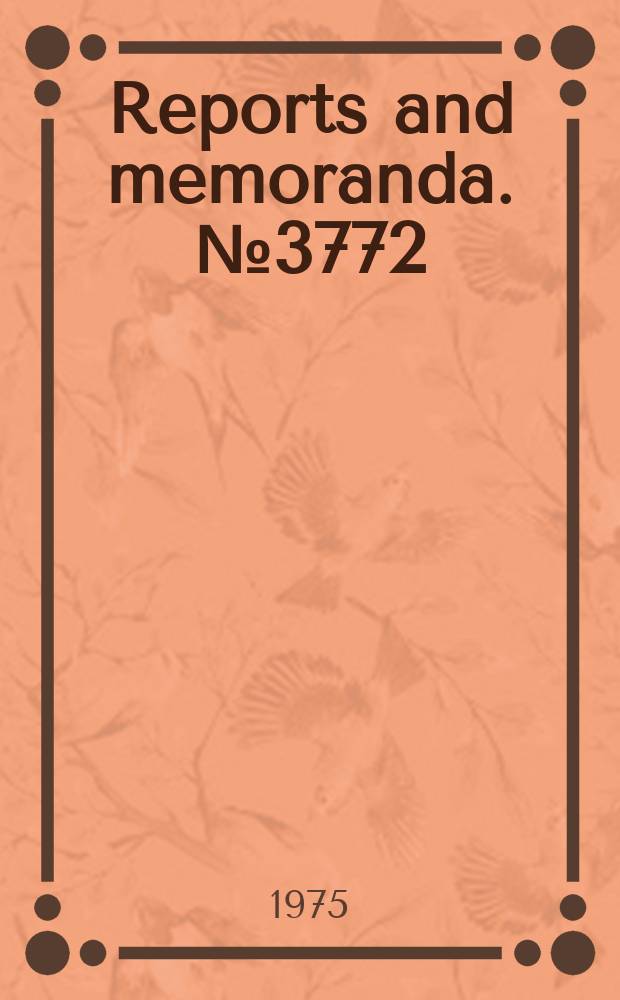 Reports and memoranda. №3772 : An Anthropometric survey of 2000...