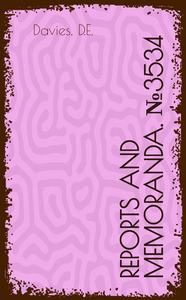 Reports and memoranda. №3534 : generalised air forces on a cylindrical shell oscillating harmonically in a uniform flow