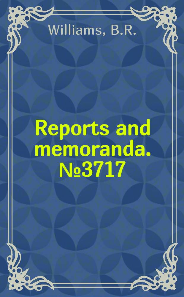 Reports and memoranda. №3717 : An exact test case for the plane potential flow...