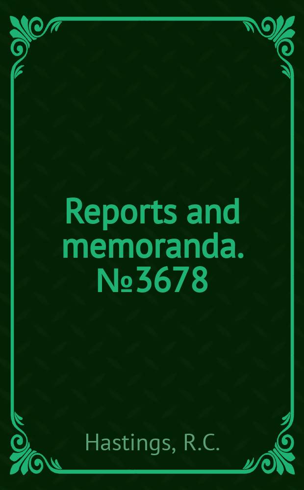 Reports and memoranda. №3678 : Turbulent boundary layers on a large flat