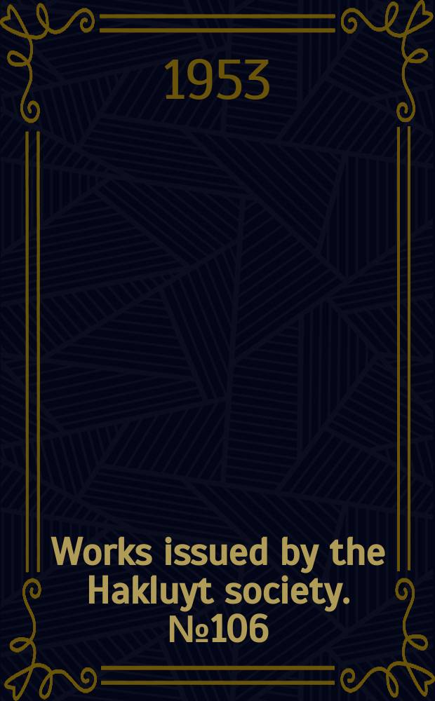 Works issued by the Hakluyt society. №106 : South China in the sixteenth century